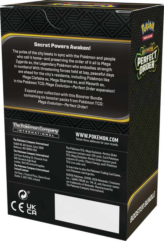Pokemon TCG - ME03 Mega Evolution Perfect Order Booster Bundle