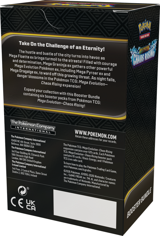 Pokemon TCG - ME04 Chaos Rising Booster Bundle