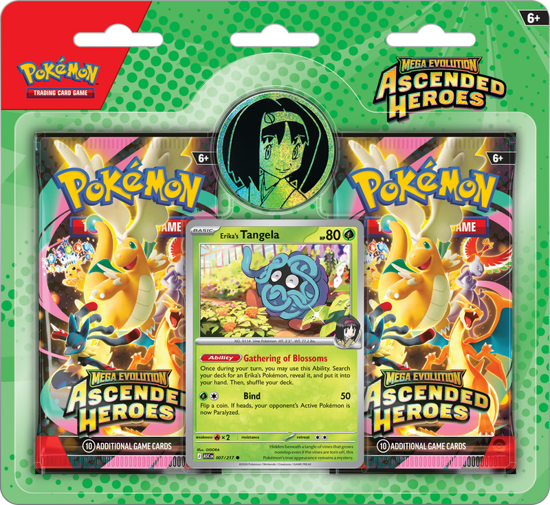 Pokemon TCG - ME2.5 Mega Evolution Ascended Heroes 2 Pack Blister