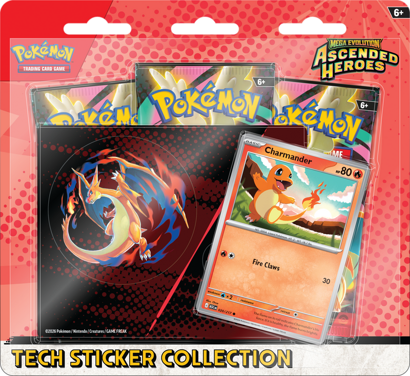 Pokemon TCG - ME2.5 Mega Evolution Ascended Heroes Tech Sticker Collection