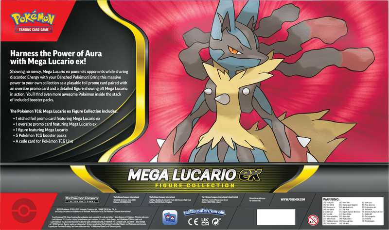Pokemon TCG - Mega Lucario ex Figure Collection