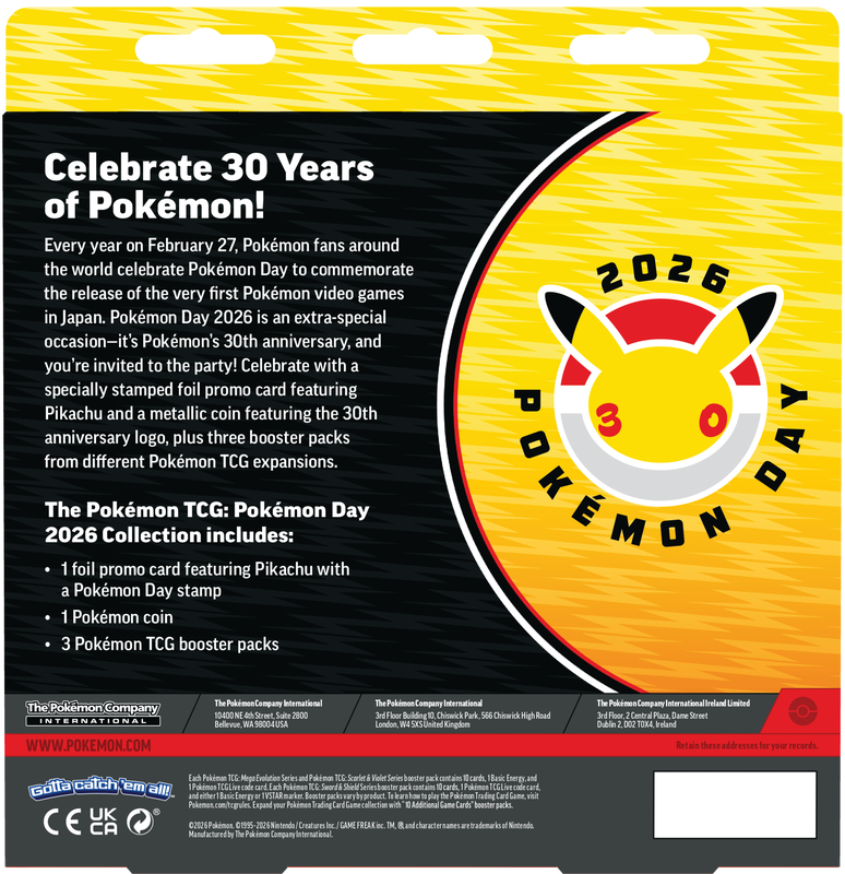 Pokemon TCG - Pokemon Day 2026 Collection