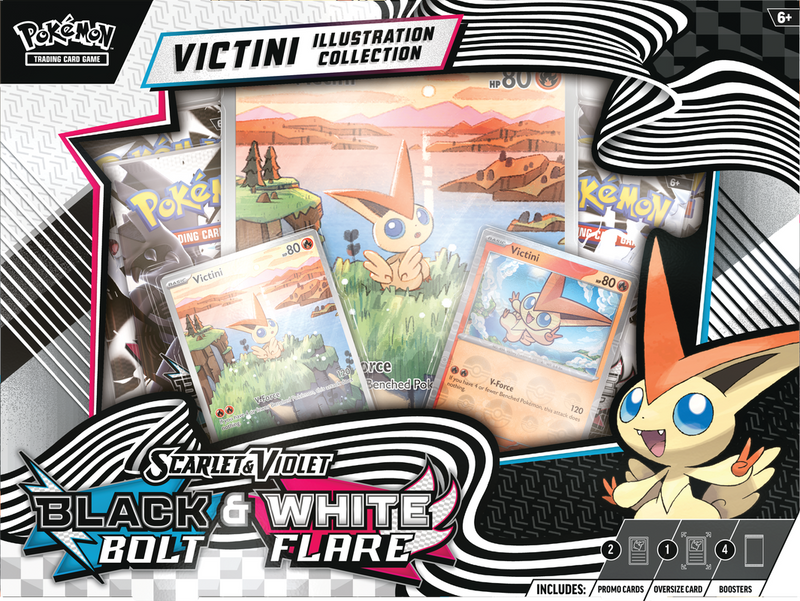 Pokemon TCG - SV10.5 Scarlet & Violet Black Bolt & White Flare Victini Illustration Collection