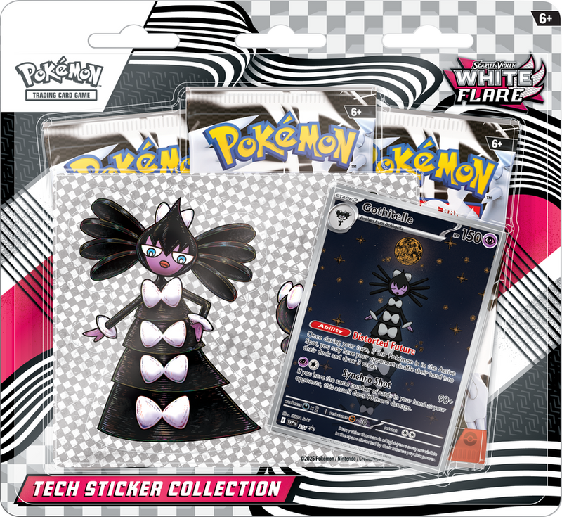 Pokemon TCG - SV10.5 Scarlet & Violet White Flare Tech Sticker Collection
