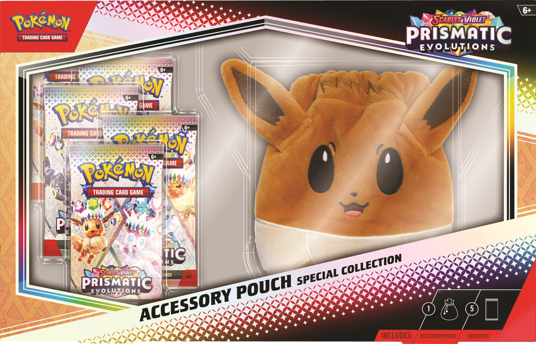 Pokemon TCG - SV8.5 Scarlet & Violet Prismatic Evolutions Accessory Pouch Special Collection