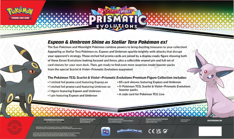 Pokemon TCG - SV8.5 Scarlet & Violet Prismatic Evolutions Premium Figure Collection
