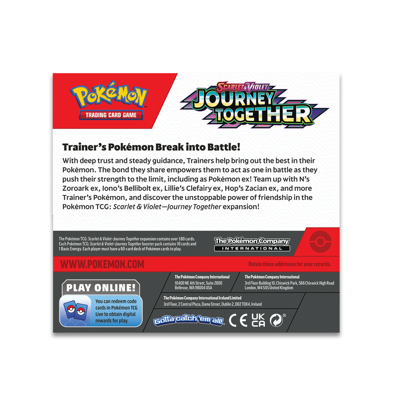Pokemon TCG - SV9 Scarlet & Violet Journey Together Booster Box (Full Box)