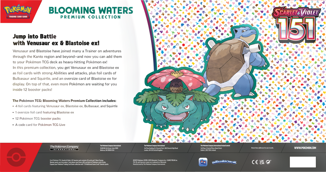 Pokemon TCG - Scarlet & Violet 151 - Blooming Waters Premium Collection