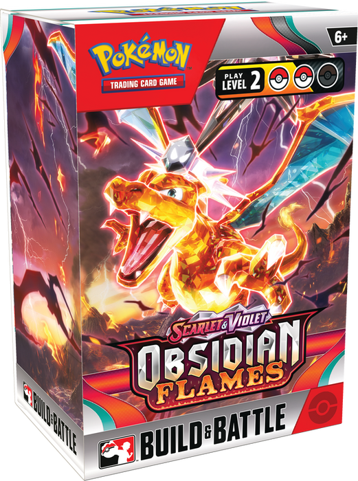 Pokemon TCG - Scarlet & Violet Obsidian Flames Build and Battle Box