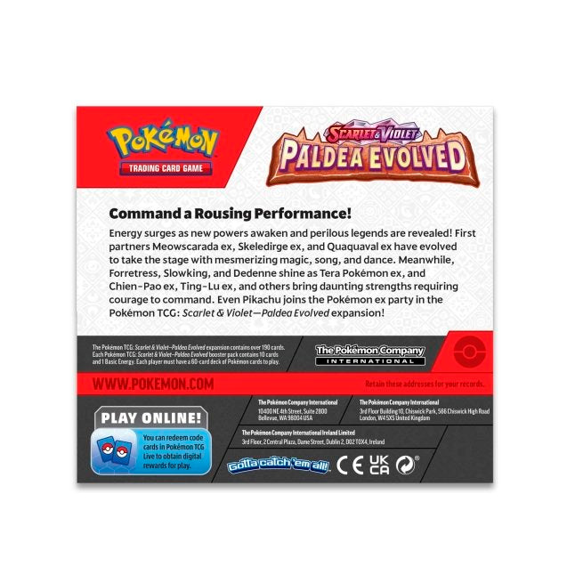 Pokemon TCG - SV2 Scarlet & Violet: Paldea Evolved - Booster Box