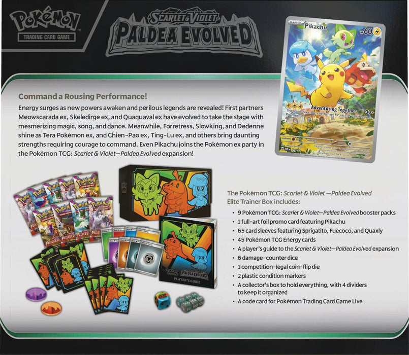 Pokemon TCG - SV2 Scarlet & Violet: Paldea Evolved - Elite Trainer Box