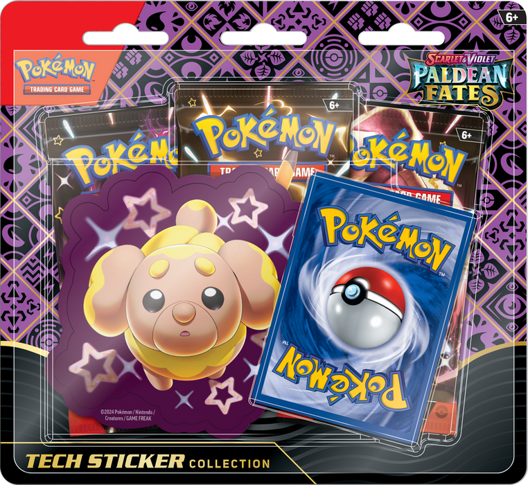 Pokemon TCG - Scarlet & Violet Paldean Fates Tech Sticker Collection