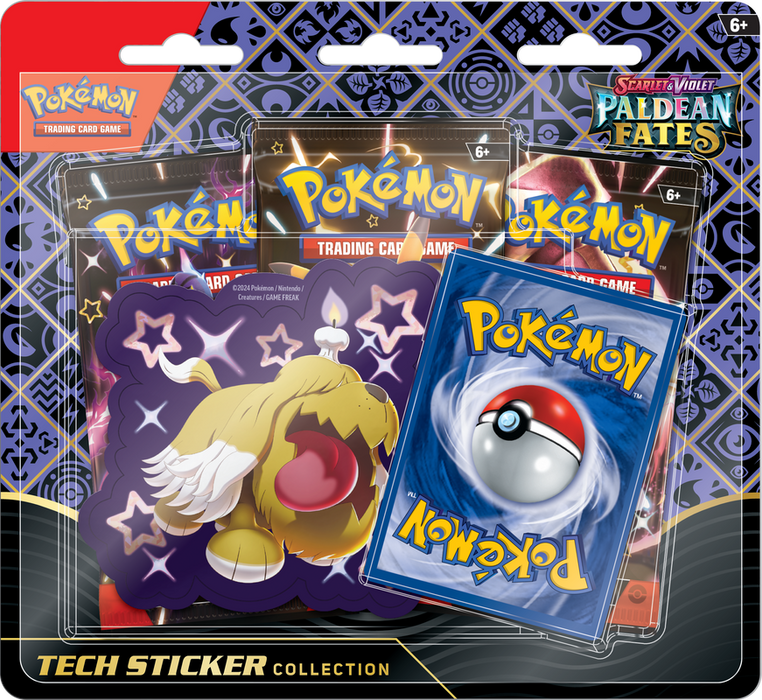 Pokemon TCG - Scarlet & Violet Paldean Fates Tech Sticker Collection