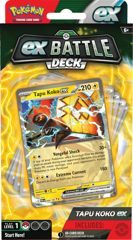 Pokemon TCG - Tapu Koko/Iron Leaves ex Battle Deck