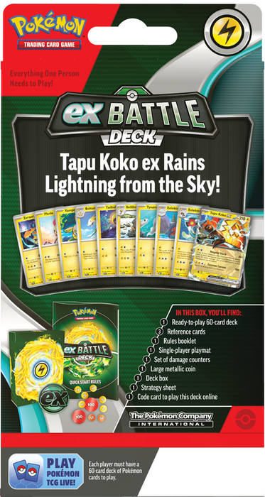 Pokemon TCG - Tapu Koko/Iron Leaves ex Battle Deck