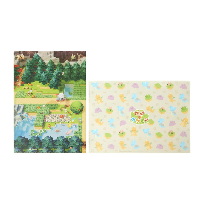 Pokemon Center A4-Sized Clear Files (2 Pieces Set) - Pokemon Pokopia
