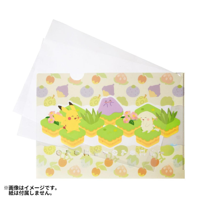 Pokemon Center A4-Sized Clear Files (2 Pieces Set) - Pokemon Pokopia