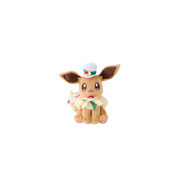 Pokemon PokePark Kanto Exclusive Eevee Hat Ver. Small Plush