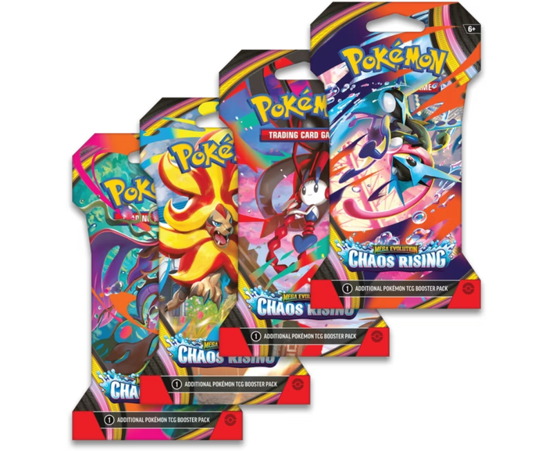 Pokemon TCG - ME04 Mega Evolution Chaos Rising Sleeved Booster Pack