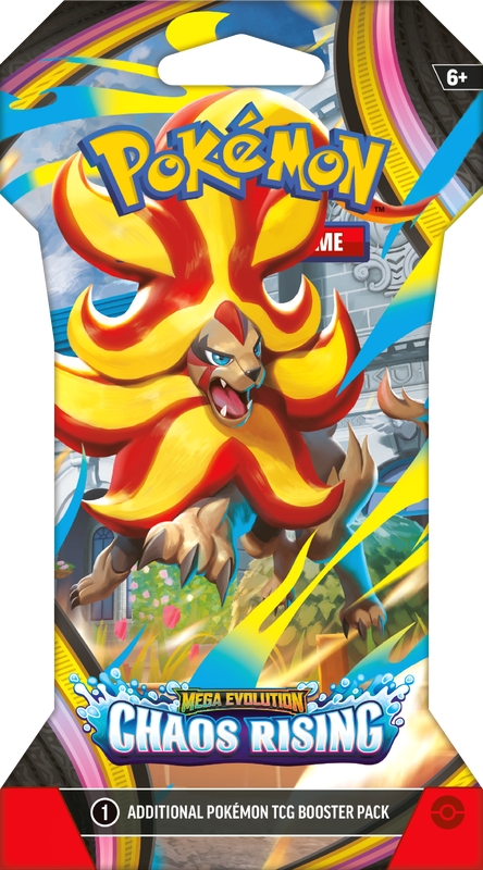 Pokemon TCG - ME04 Mega Evolution Chaos Rising Sleeved Booster Pack