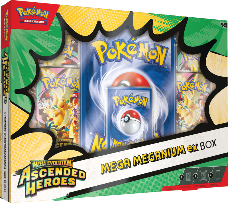 Pokemon TCG - ME2.5 Mega Evolution Ascended Heroes Mega Meganium ex Box