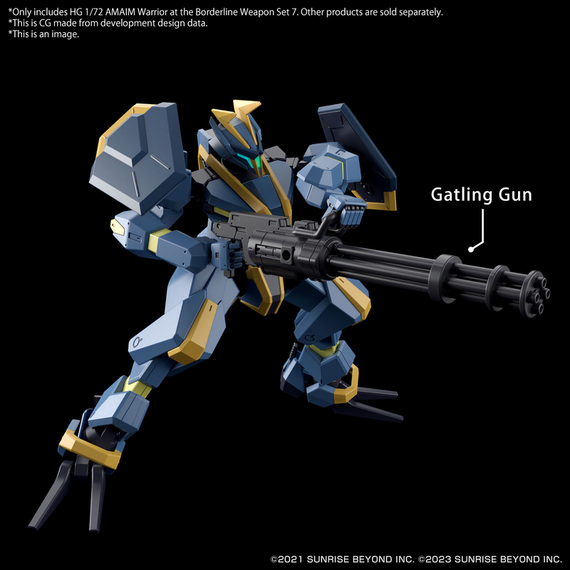 HG Amaim Warrior At The Borderline Weapon Set 7 1/72