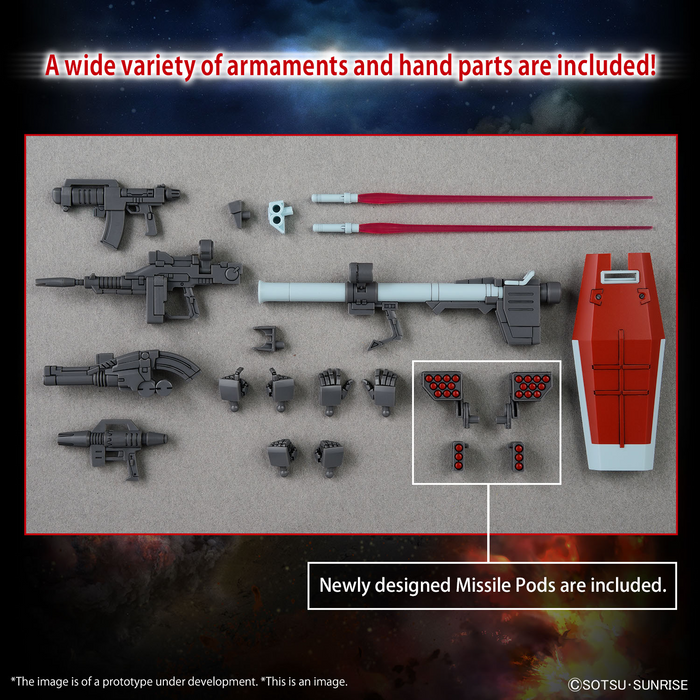 [ARRIVED][DEC 2023] HG GM (Shoulder Cannon / Missile Pod) 1/144