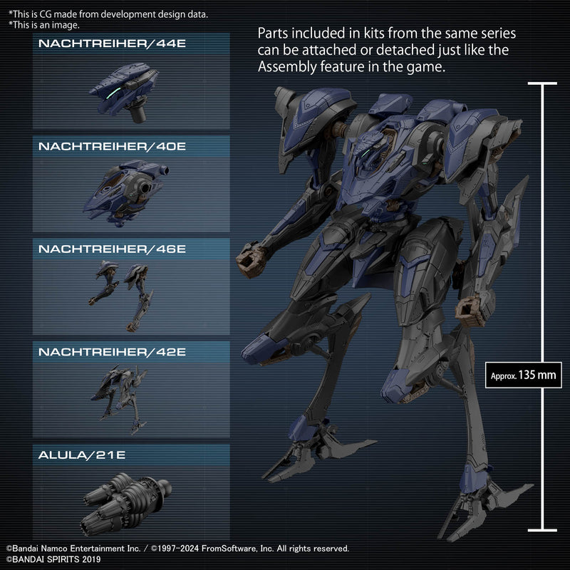 [ARRIVED][NOV 2024] 30MM Schneider Nachtreiher/40E Steel Haze - Armored Core VI Fires Of Rubicon