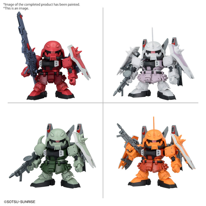 [Pre-Order END][ETA Q1 2025] BB Senshi ZGMF Zaku Series Set