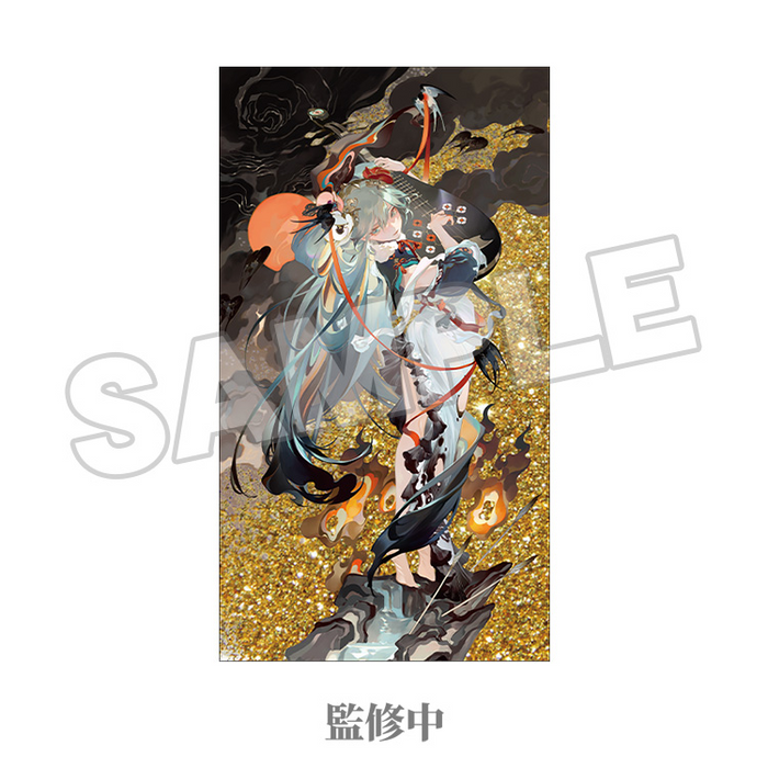 Hatsune Miku Glitter Acrylic Block: Shimian Maifu Ver. - Character Vocal Series 01: Hatsune Miku