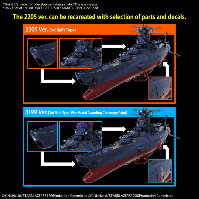 Space Battleship Yamato 3199 (Tentative) 1/1000