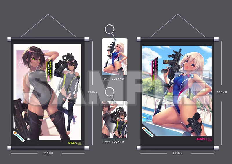 Swim Team Bucho-Chan And Kohai-Chan Set - Arms Note 1/7
