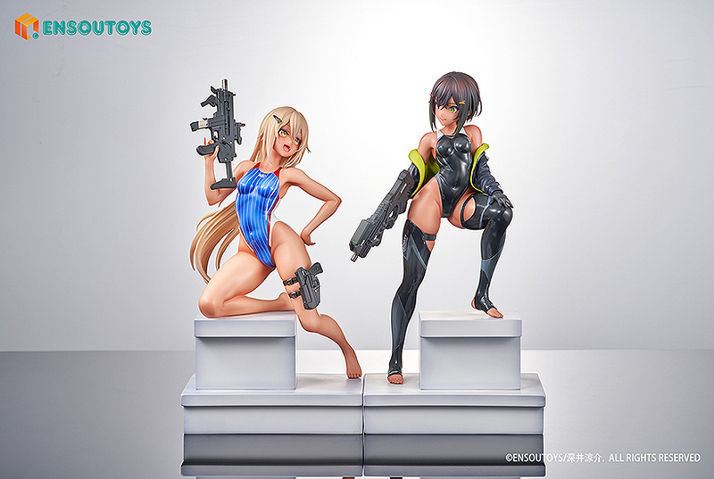 Swim Team Bucho-Chan And Kohai-Chan Set - Arms Note 1/7