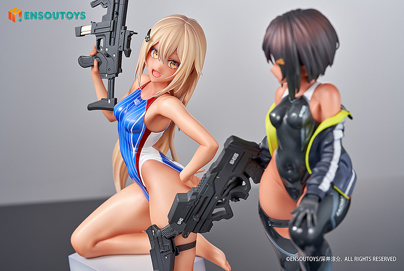 Swim Team Bucho-Chan And Kohai-Chan Set - Arms Note 1/7