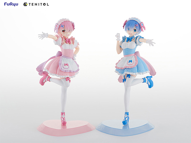 Tenitol - Yumekawa Maid Rem & Ram Set With Bonus - Re:Zero -Starting Life In Another World-