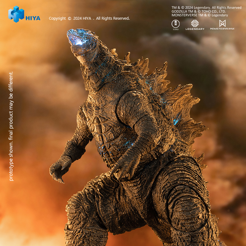 Exquisite Basic+ Series - 7 Inch Heat Ray Godzilla Light Ver. - Godzilla X Kong