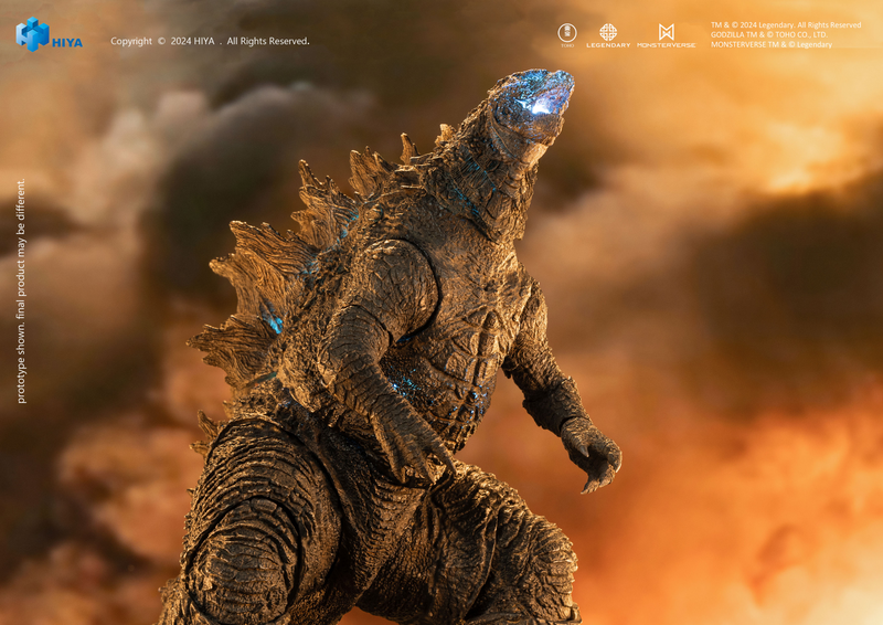 Exquisite Basic+ Series - 7 Inch Heat Ray Godzilla Light Ver. - Godzilla X Kong