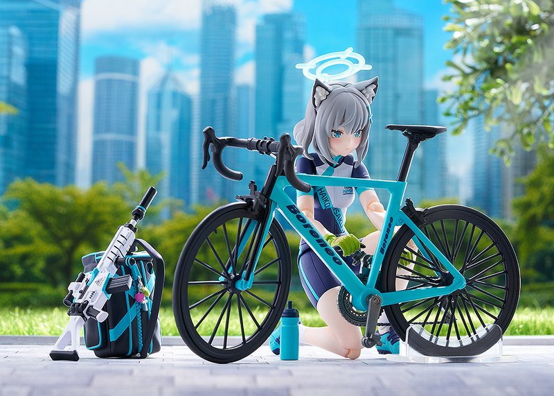 Figma - 644-DX Shiroko Sunaookami (Cycling) DX Edition - Blue Archive