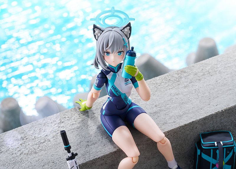 Figma - 644-DX Shiroko Sunaookami (Cycling) DX Edition - Blue Archive