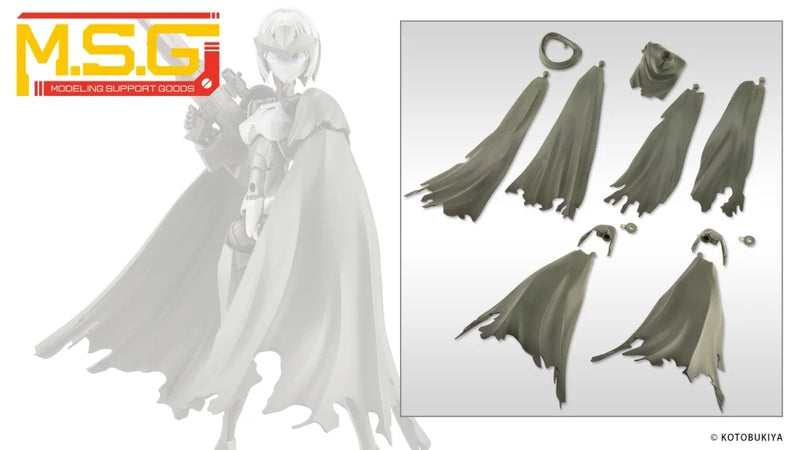 M.S.G - Dress Up Parts Crash & Side Cloak Dark Green Ver. MO007