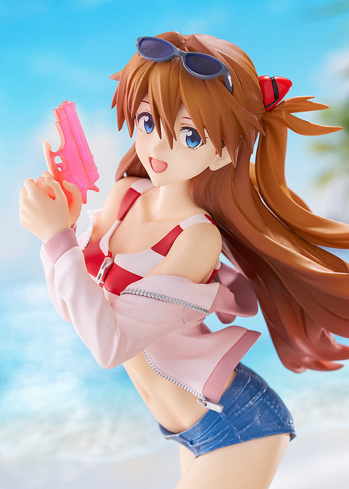 Pop Up Parade - Beach Queens Asuka Shikinami Langley L Size - Rebuild Of Evangelion