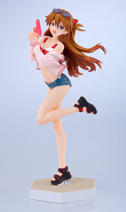 Pop Up Parade - Beach Queens Asuka Shikinami Langley L Size - Rebuild Of Evangelion