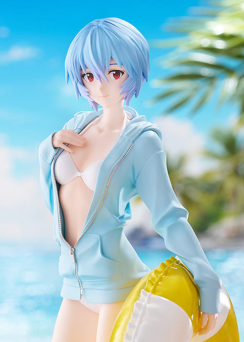 Pop Up Parade - Beach Queens Rei Ayanami L Size - Rebuild Of Evangelion