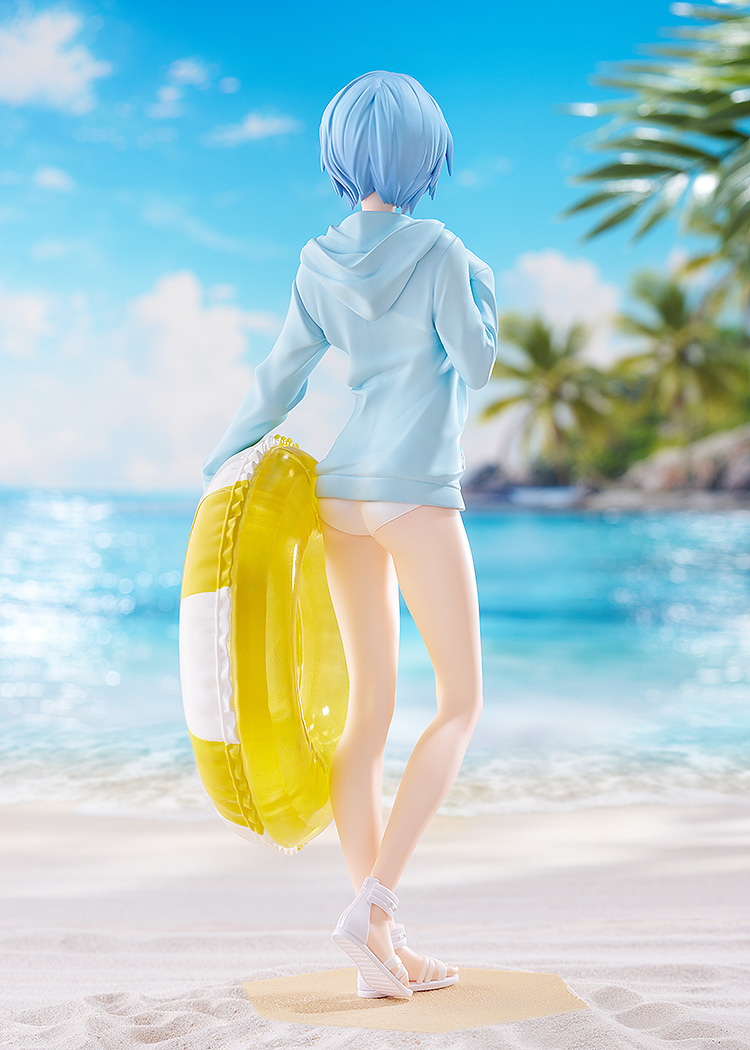 Pop Up Parade - Beach Queens Rei Ayanami L Size - Rebuild Of Evangelion