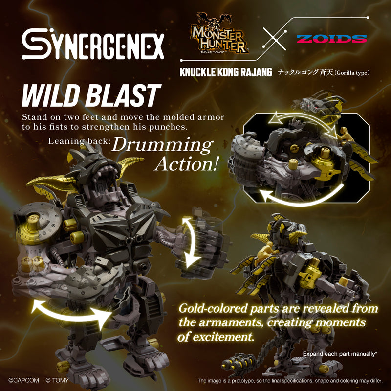T-Spark - Knuckle Kong Rajang - Monster Hunter X Zoids