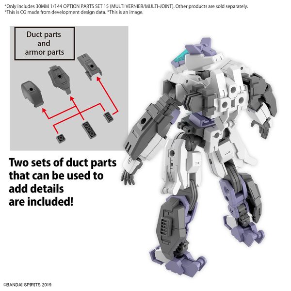 [ARRIVED][MAR 2024] 30MM Option Parts Set 15 (Multi Vernier/Multi-Joint) 1/144