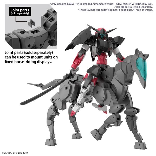 [ARRIVED][APR 2024] 30MM Extended Armament Vehicle (Horse Mecha Ver.) [Dark Gray] 1/144