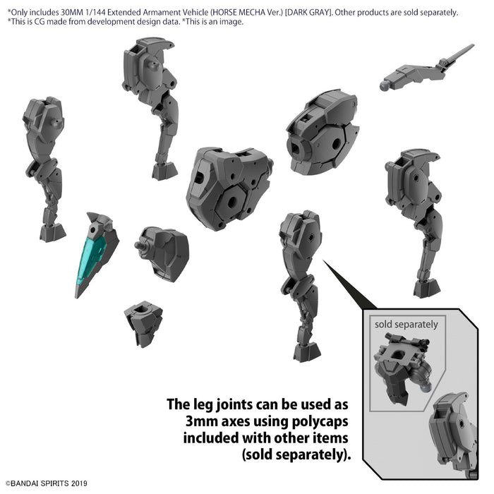 [ARRIVED][APR 2024] 30MM Extended Armament Vehicle (Horse Mecha Ver.) [Dark Gray] 1/144