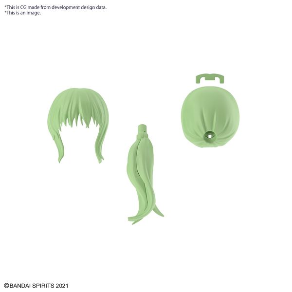 30MS Option Hair Style Parts Vol.9 All 4 Types 1/144