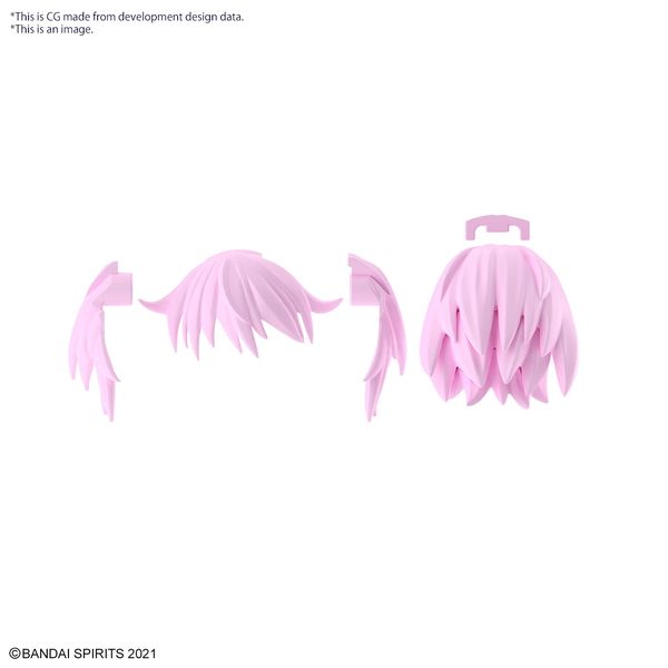 30MS Option Hair Style Parts Vol.9 All 4 Types 1/144